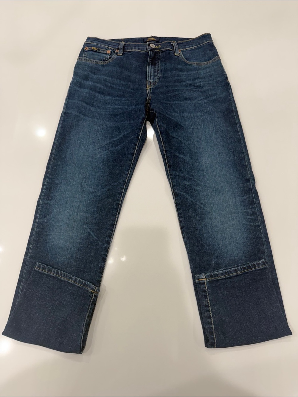 Polo by Ralph Lauren Indigo Cuffed Straight-Leg Kids Jeans